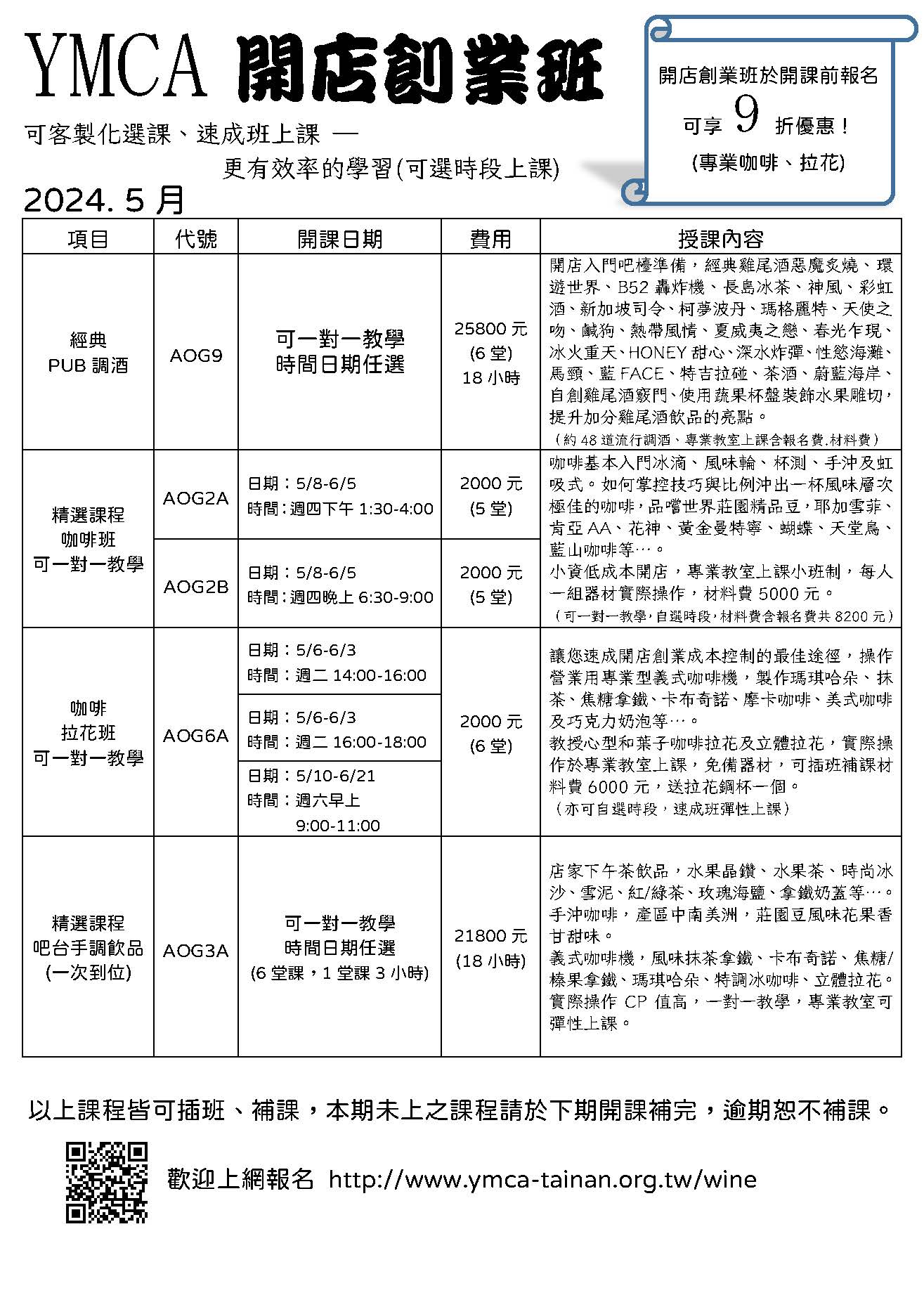 創業飲品班課程內容